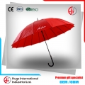 Hochwertige Business Geschenk große 16 Rib Regenschirm