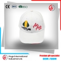 Beliebte benutzerdefinierte Logo 3D-Stickerei weiße Baseball-Kappe