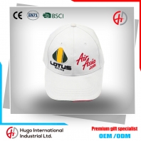 Baseball-Cap weiß benutzerdefinierte Logo
