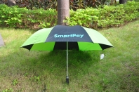 Promotion im freien Custom drucken faltbarer Regenschirm