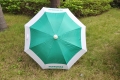 Billigste benutzerdefinierte Form gerader Regenschirm mit Kunststoffabdeckung