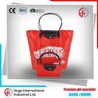 Folding Shopper PVC Shopping Bag Logo